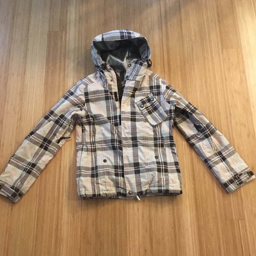 *Sold* Burton Women's Plaid Jacket,size XS