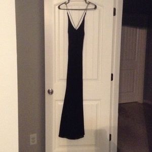 Slinky black dress