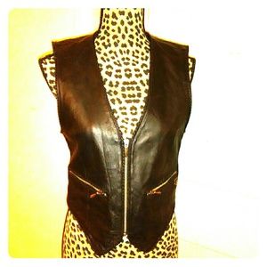 Harley Davidson 100% leather vest
