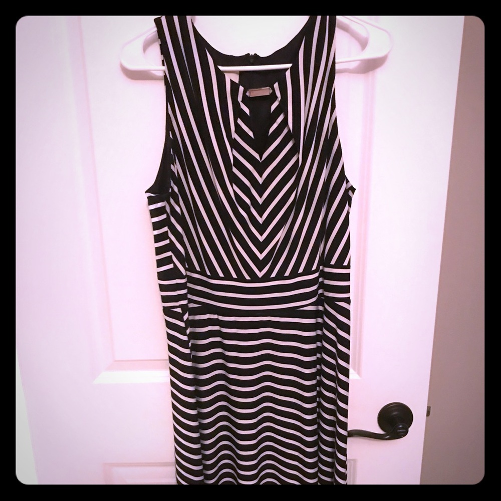 Black and white dress