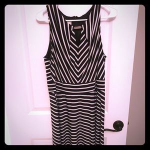 Black and white dress