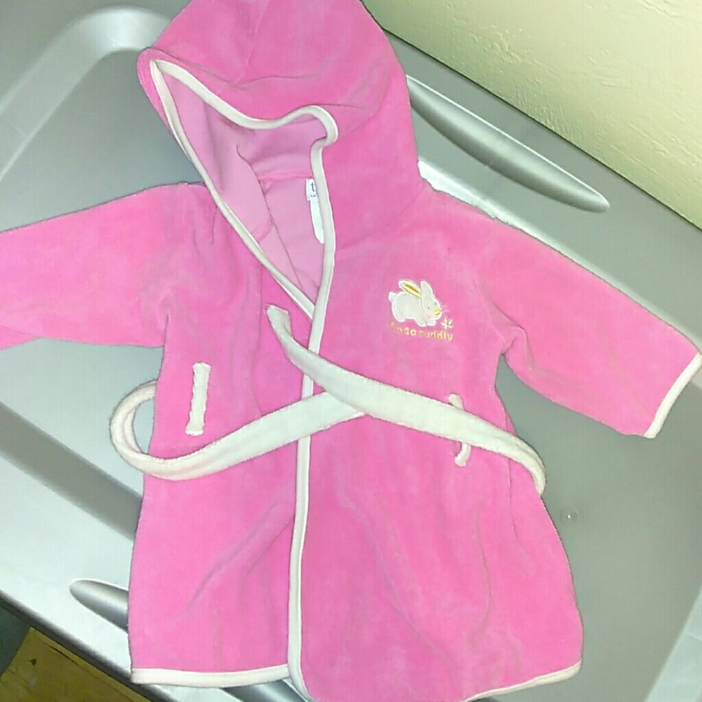 Baby girl bath robe - Picture 1 of 5