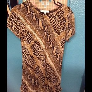 Nicole Studio New York cute animal patterned Dress