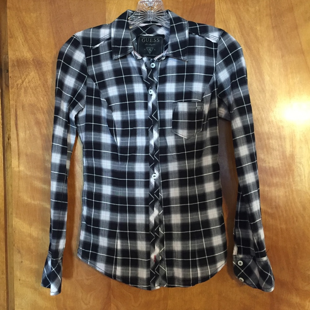 Guess Plaid Shirt 💕