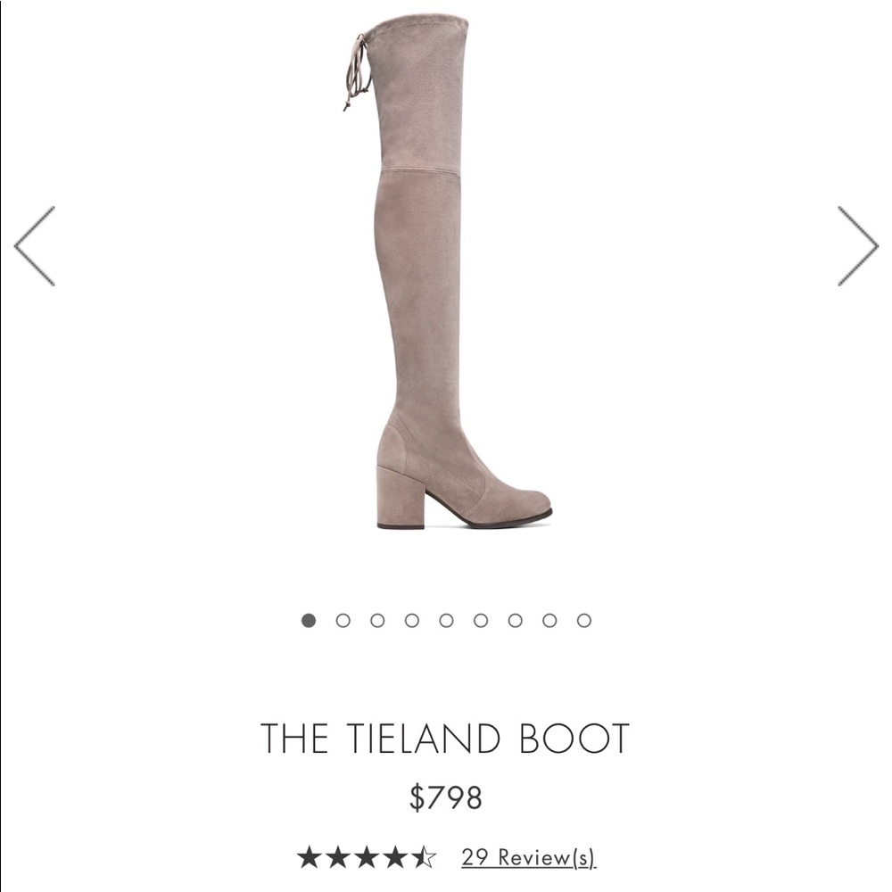 Stuart Weitzman Tieland Topo Suede 6.5 M