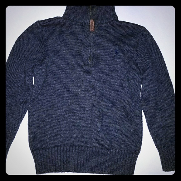 Boys POLO by Ralph Lauren 1/4 Zip Up Pullover - Picture 1 of 2