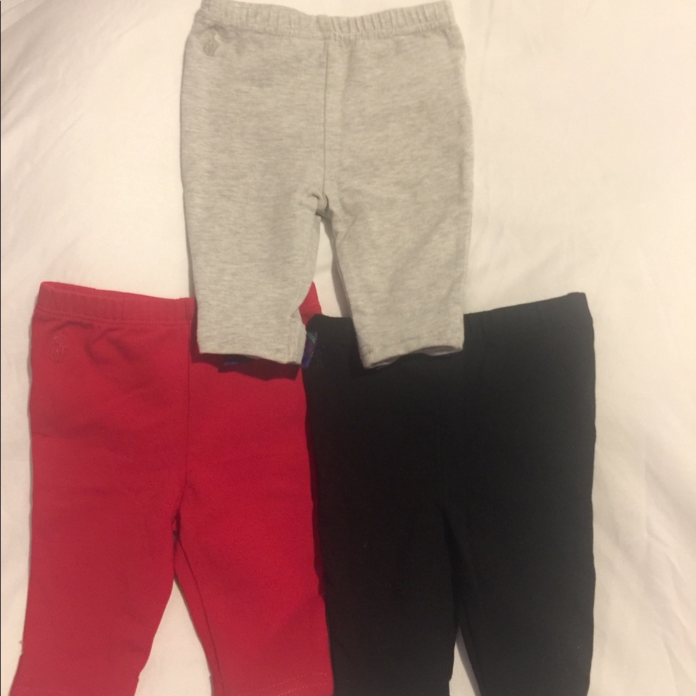 Bundle of 3 baby leggings