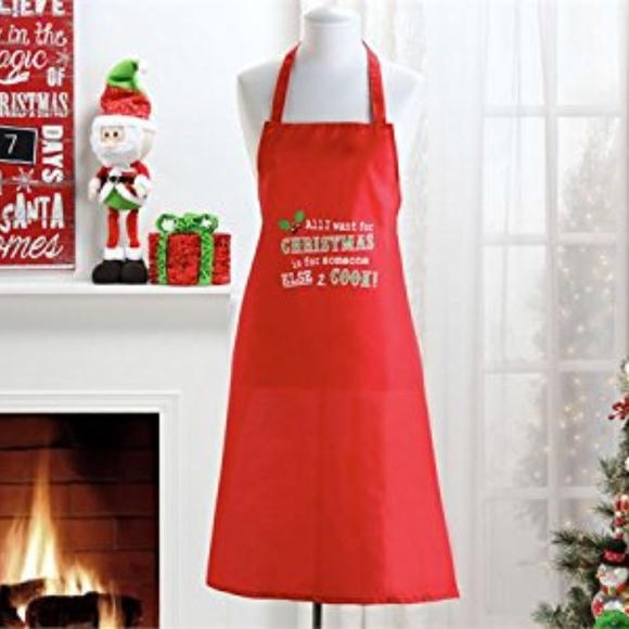 Holiday Apron Other - All I want for Christmas is someone else to Cook