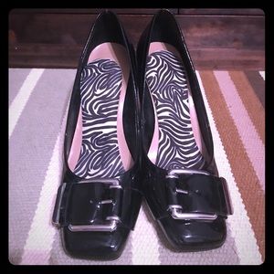 Black Patent Leather Heel