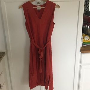 Anthropologie midi length dress size 2