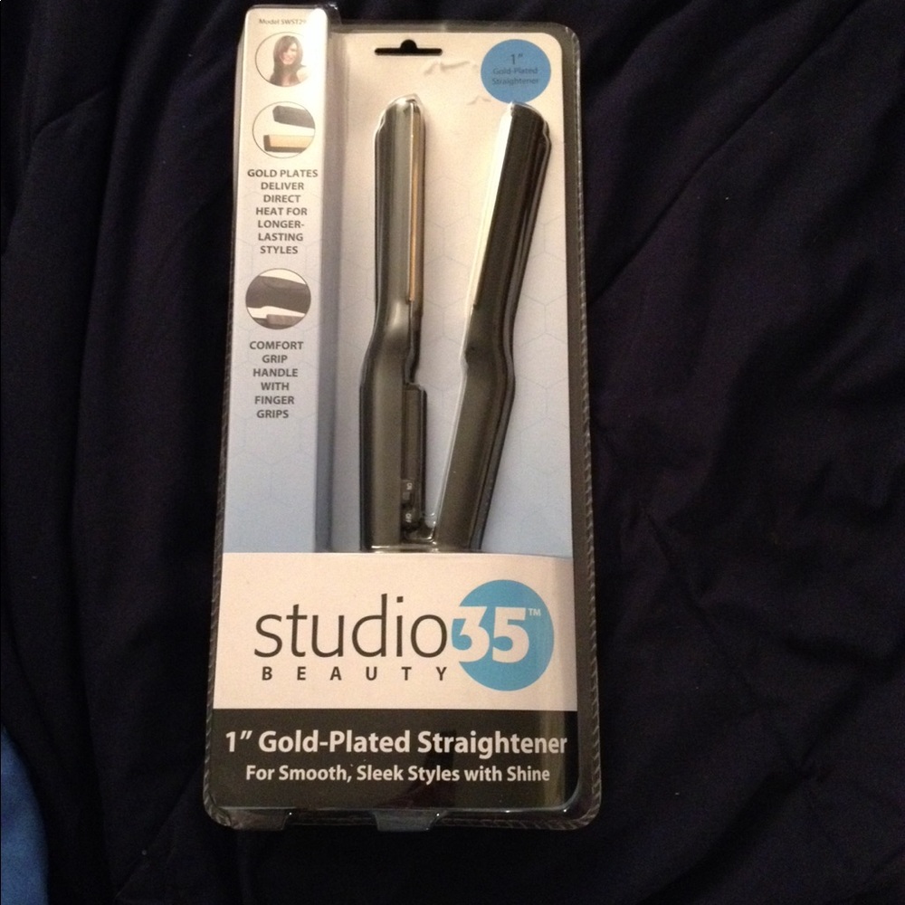NEW 1" gold plated straightener