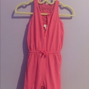 Pink infant jumpsuit