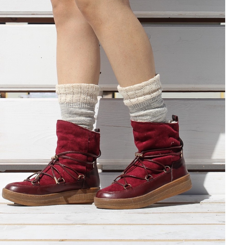 Boots with faux fur - Picture 3 of 5