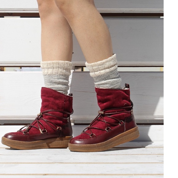 Boots with faux fur - Picture 3 of 5