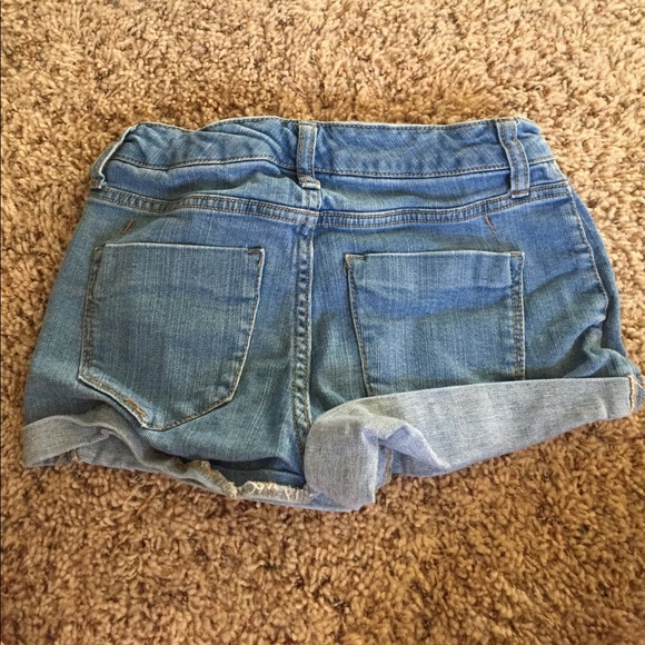 High Rise Jean Shorts - Picture 2 of 3