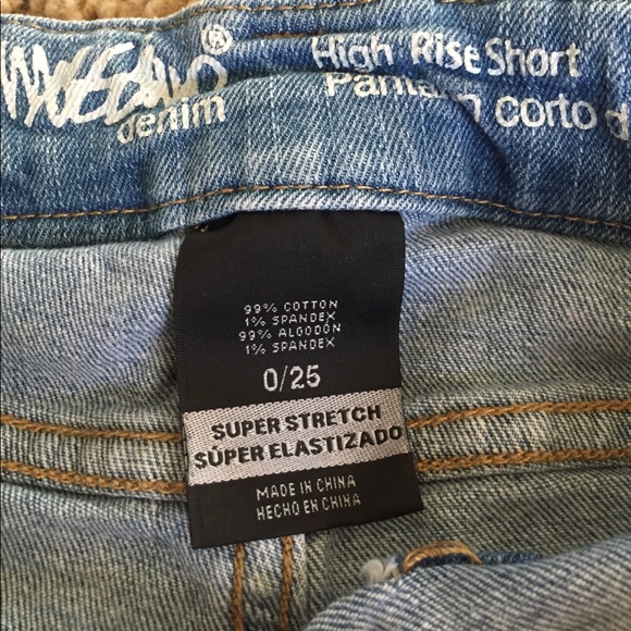 High Rise Jean Shorts - Picture 3 of 3