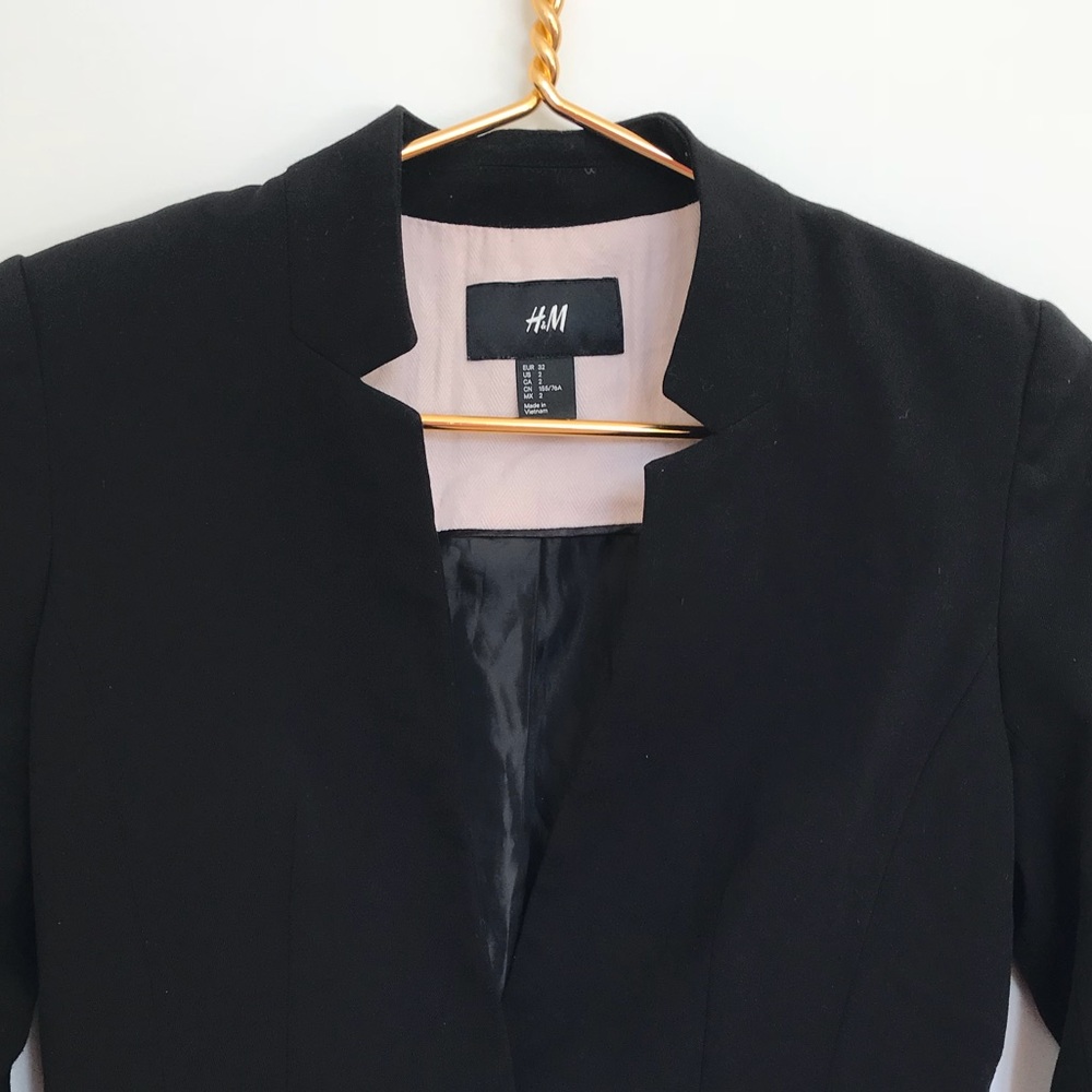 black blazer • h&m