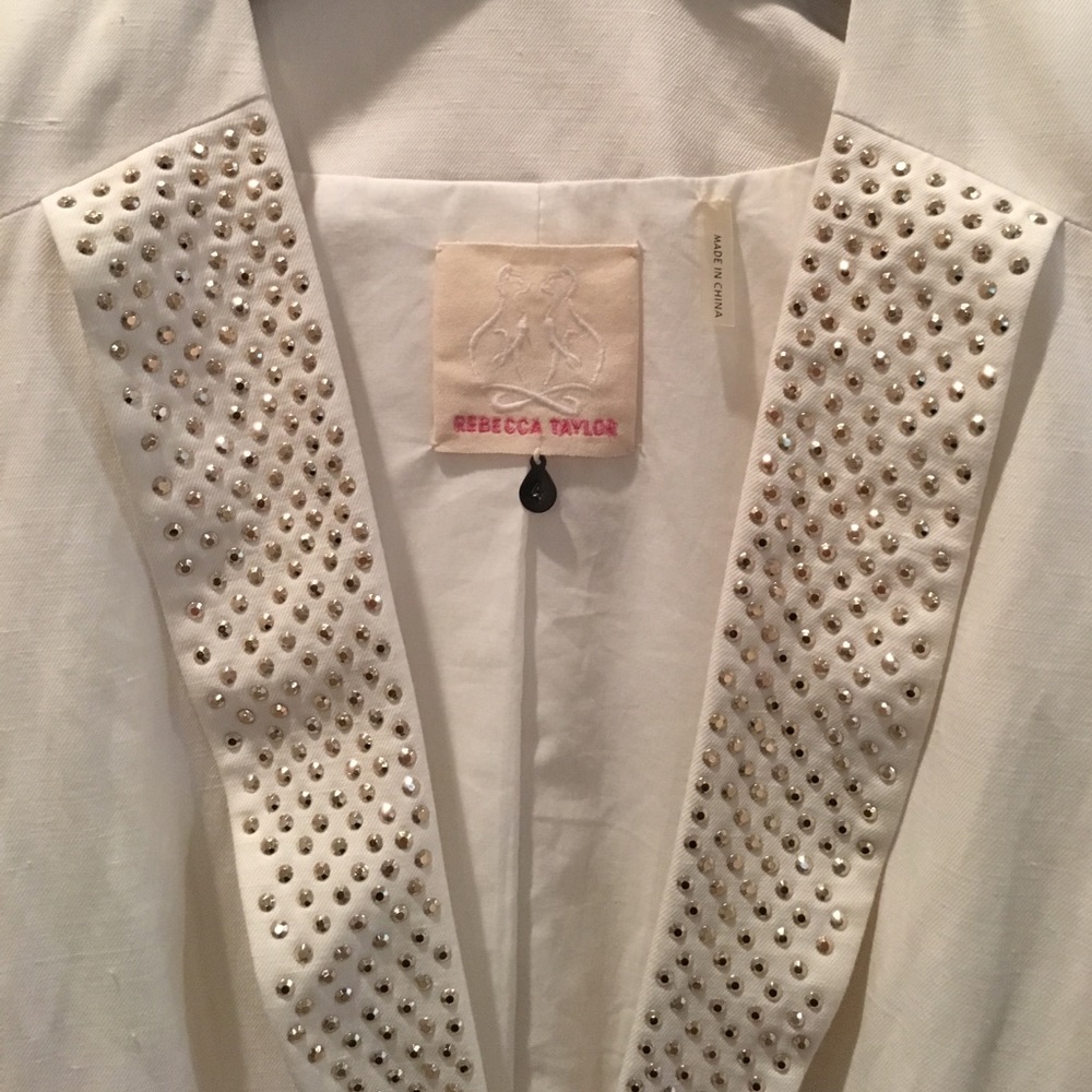 Rebecca Taylor linen jacket