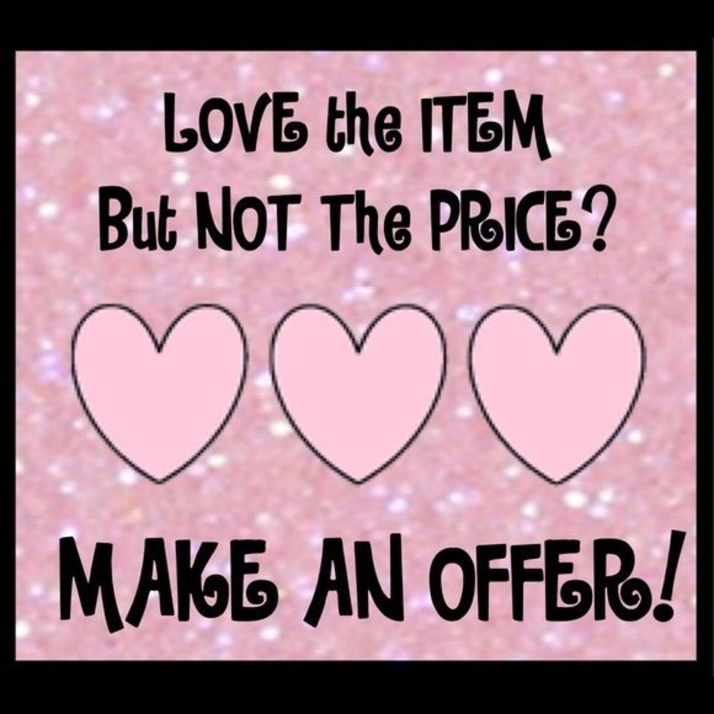 Don't hold back make an offer (-: