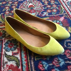 Madewell Suede Flats, size 9