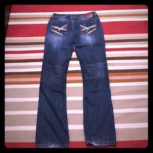 Maurice’s Bootcut Jeans. Copper sequins