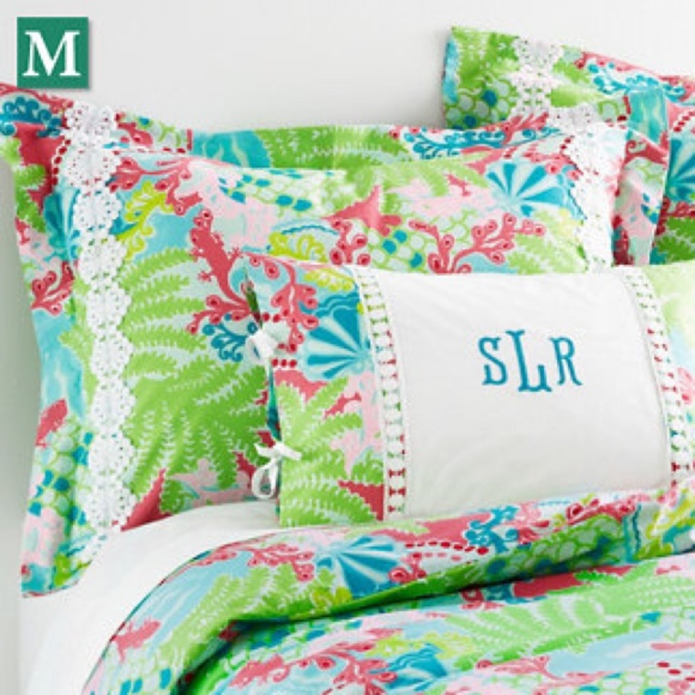 Lilly Pulitzer pillow sham