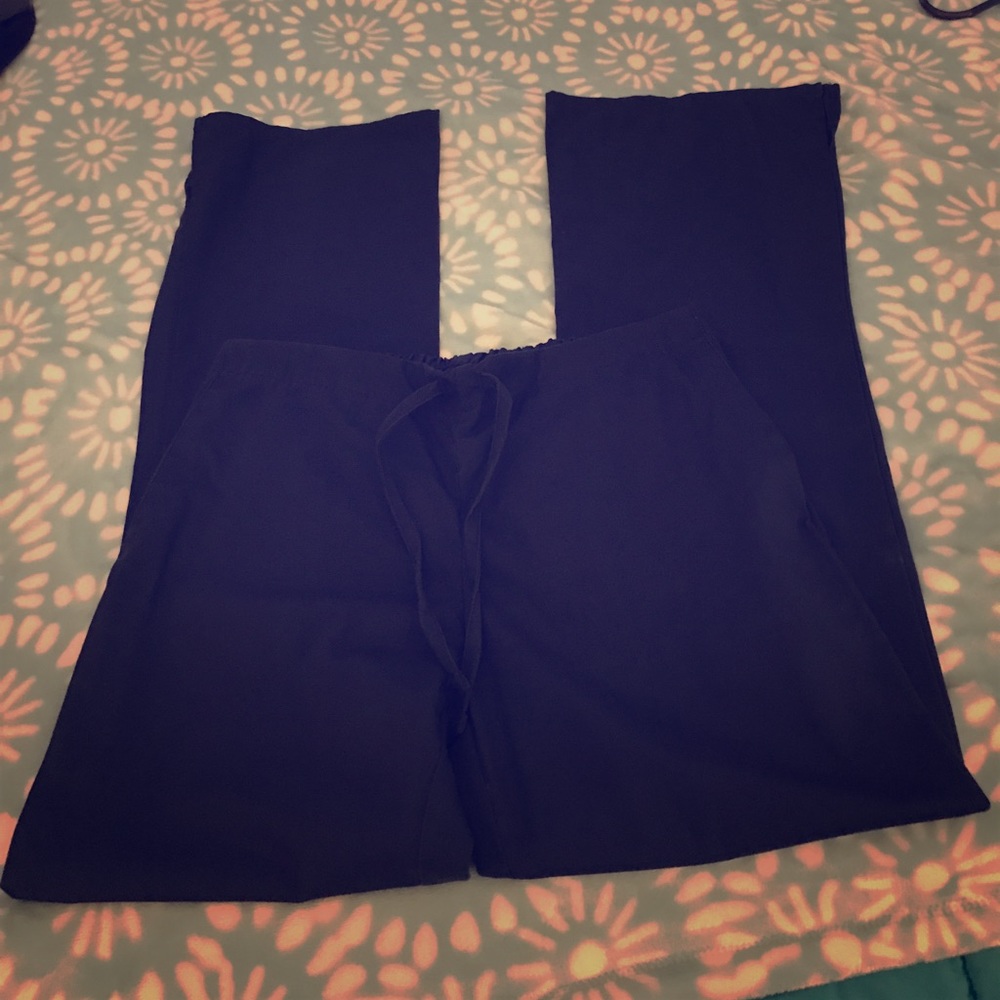 Navy blue scrub pants