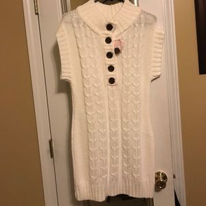 Short Sleeve Sweater Dress