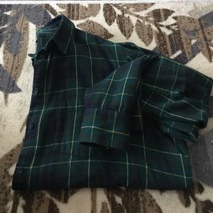 Madewell oversized boy shirt in Irwin plaid!