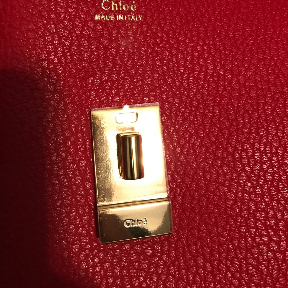 Chloe small Drew bag red (Not For Sell) - Picture 6 of 6