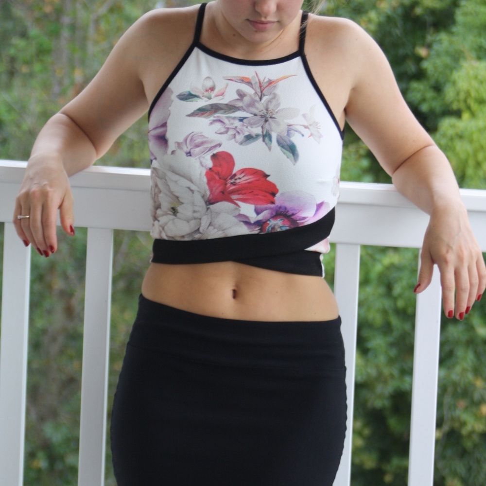 Floral Crop Top