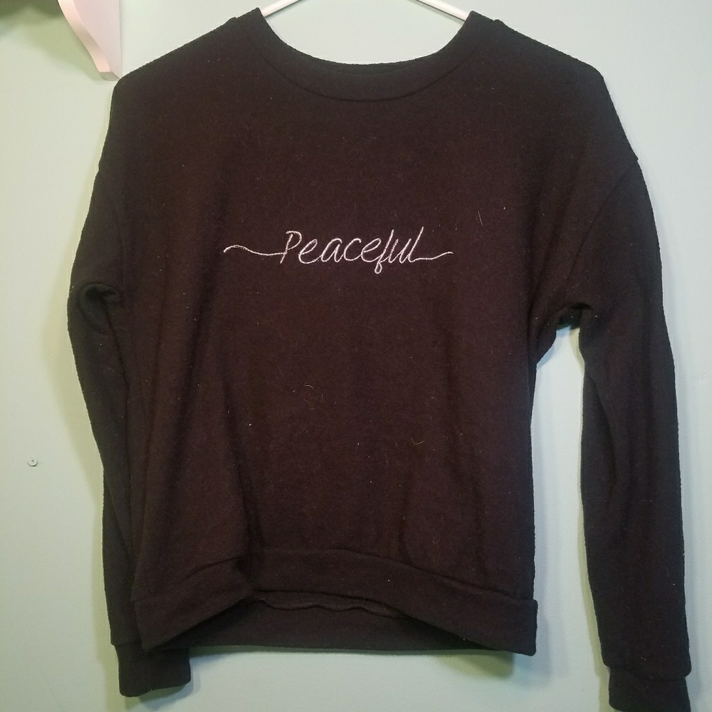 Black sweater
