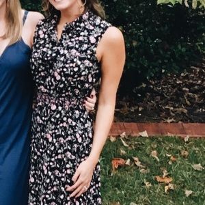 Full length floral dress