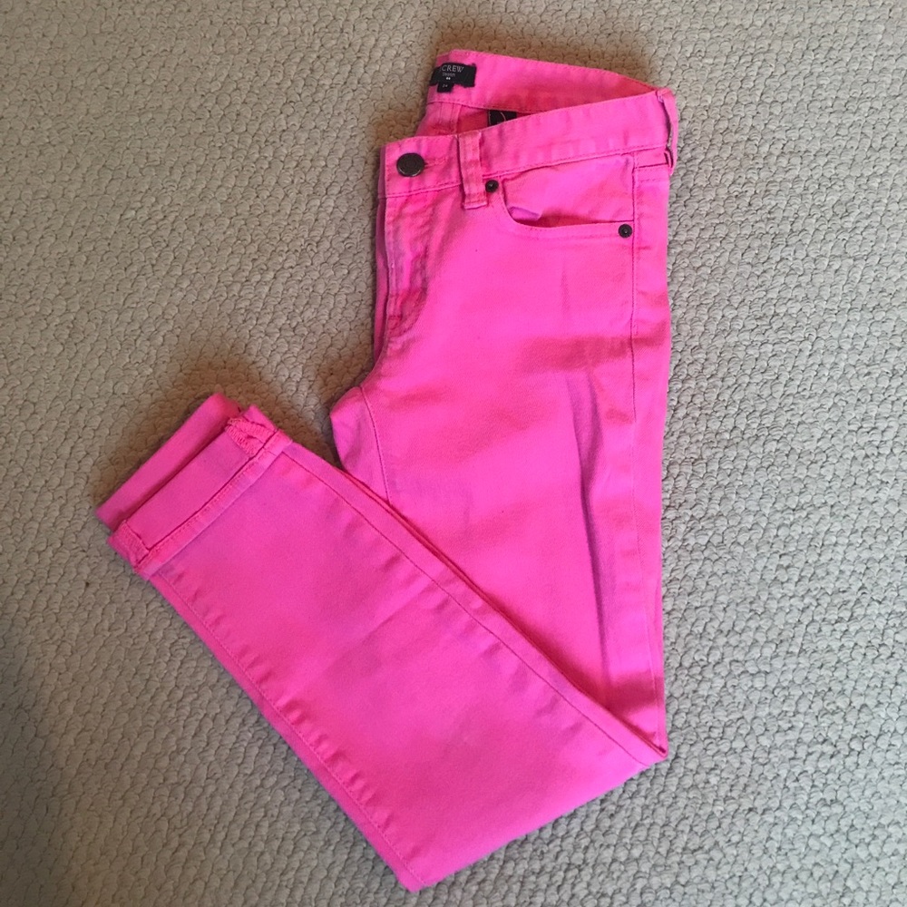 JCrew Pink Toothpink Jeans