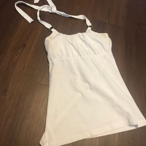White Banana Republic halter top