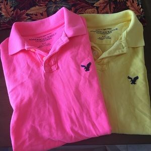 Set of 2 American Eagle Polo shirts