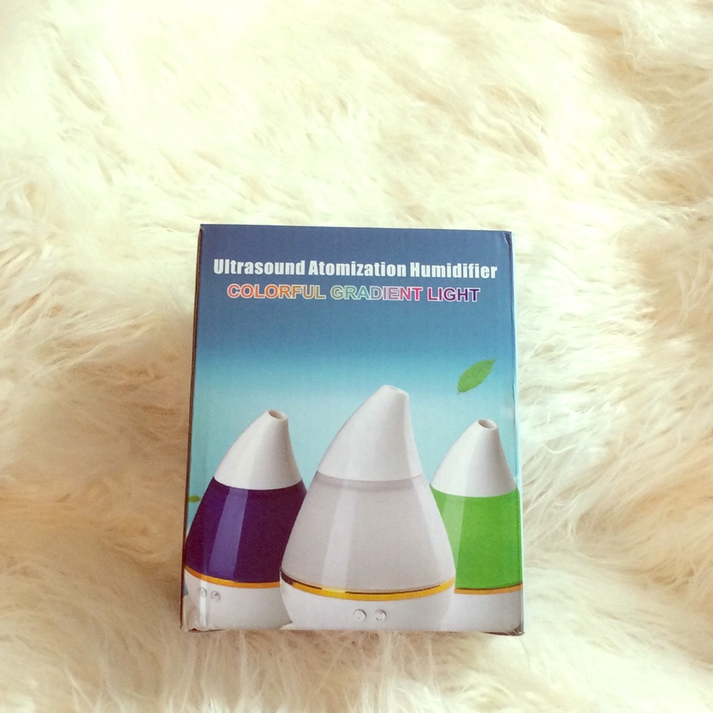 Ultrasound Atomization Humidifier Colorful Light