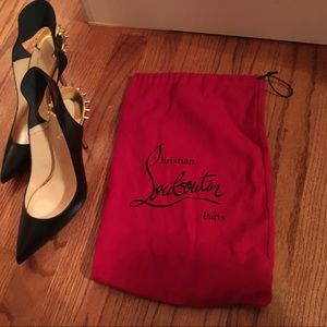 Christian Loubutin (NEW) Survivita 100 Gold Spike