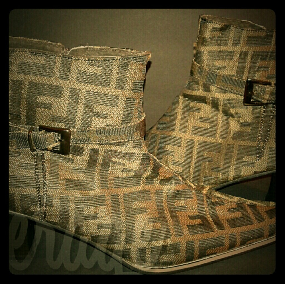 Vintage Fendi Ankle Boots