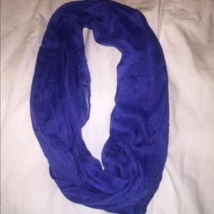 Royal blue infinity scarf