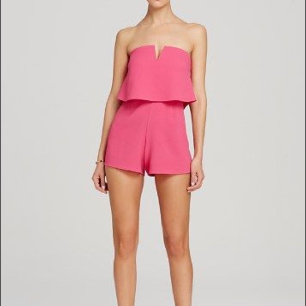 Mystic hot pink romper from Bloomingdales
