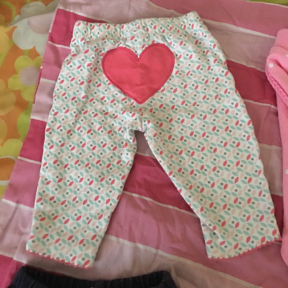 5 carter pants 3months and one shirt