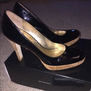 Jessica Simpson cork high heels