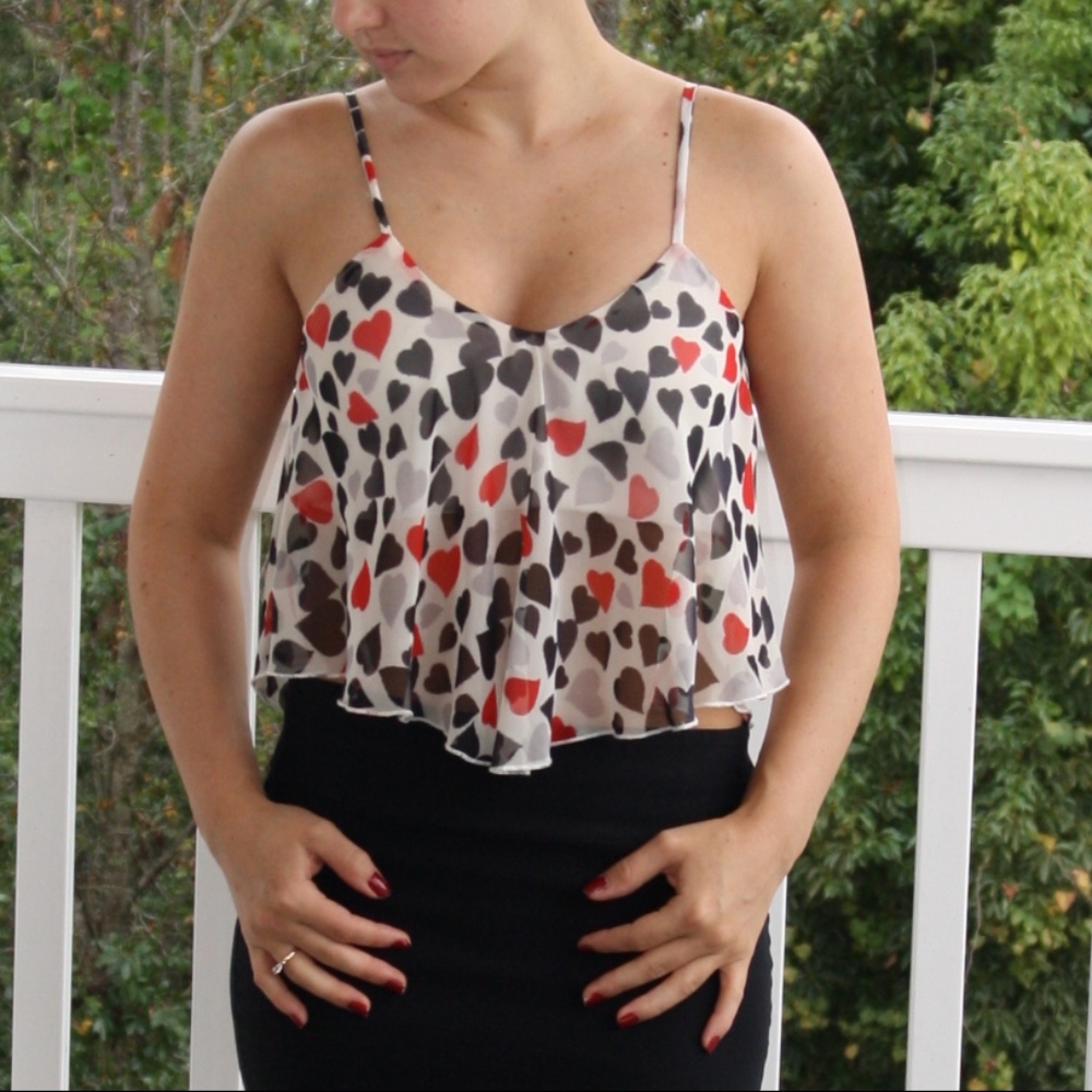 Heart Crop Top