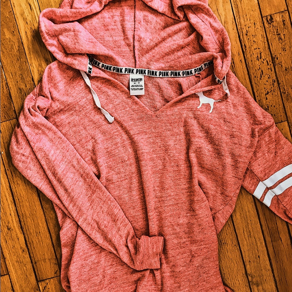 Pink small hoodie sweatshirt