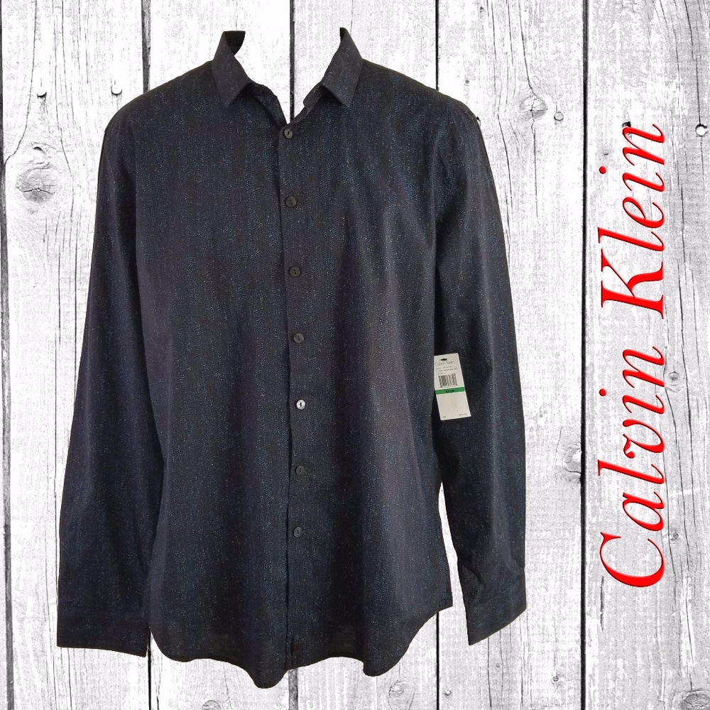 NWT Calvin Klein Men's Slimfit Shirt Size L