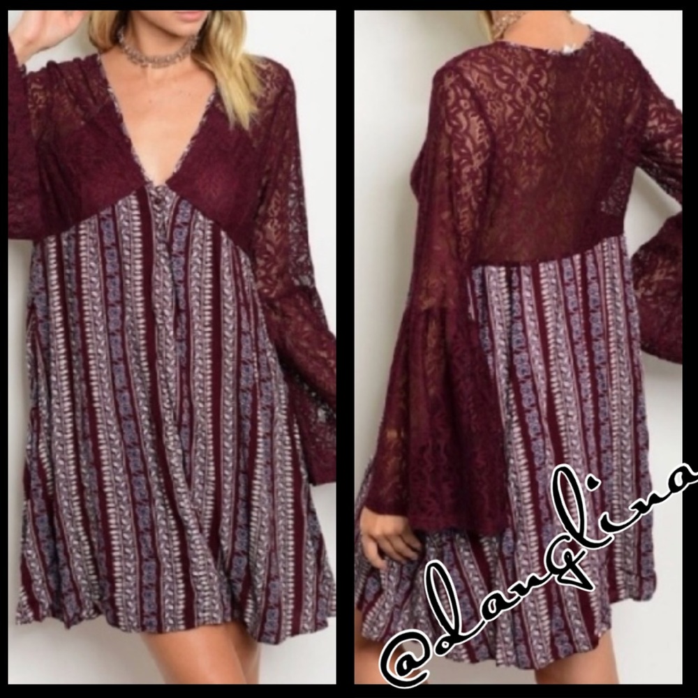 ❣️ Sale was 45$ down sizing ❣️. Boho styled cute dress