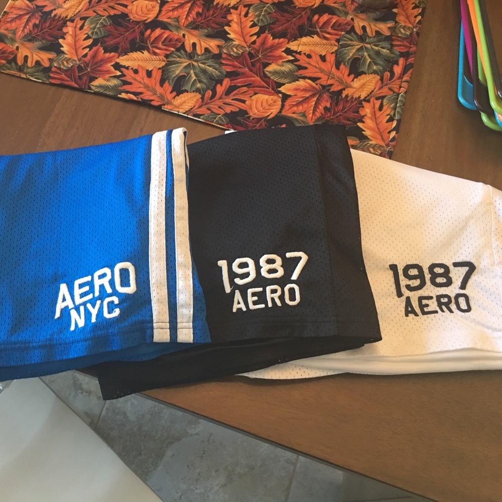 3 Aeropostale Men's Basketball Shorts