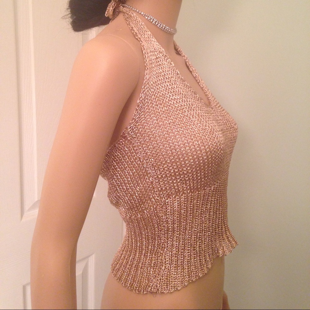 Fashion nova crop halter top