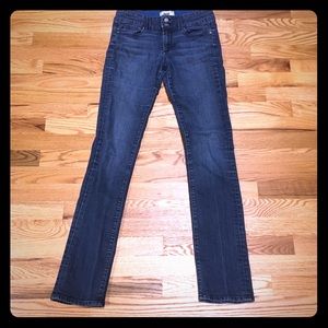 Paige Jeans Midrise Bootcut Dark Wash Size 26
